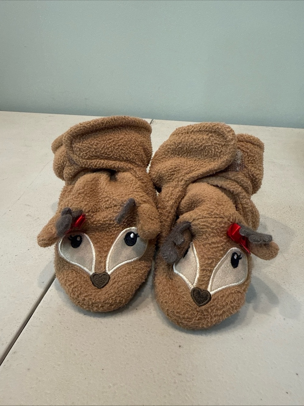 Hudson Baby Reindeer Slippers